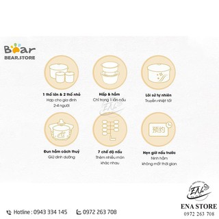 Nồi Nấu Cháo Bear 1,6l