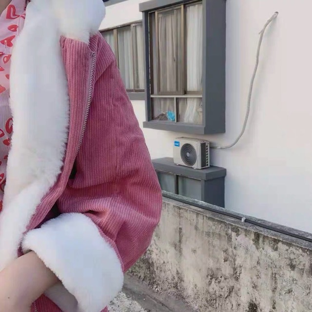 [sẵn]Áo khoác nhung lót lông dày dặn kèm ảnh thật | BigBuy360 - bigbuy360.vn