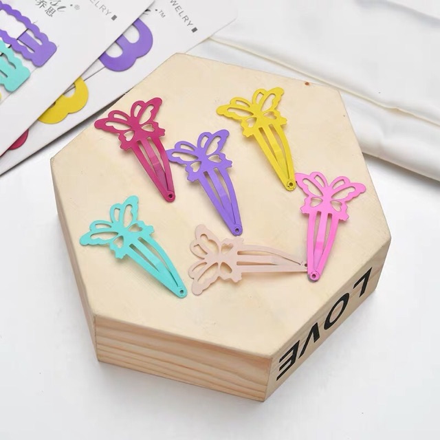 Set 6 kẹp tóc màu sắc cực dễ thương - Maben