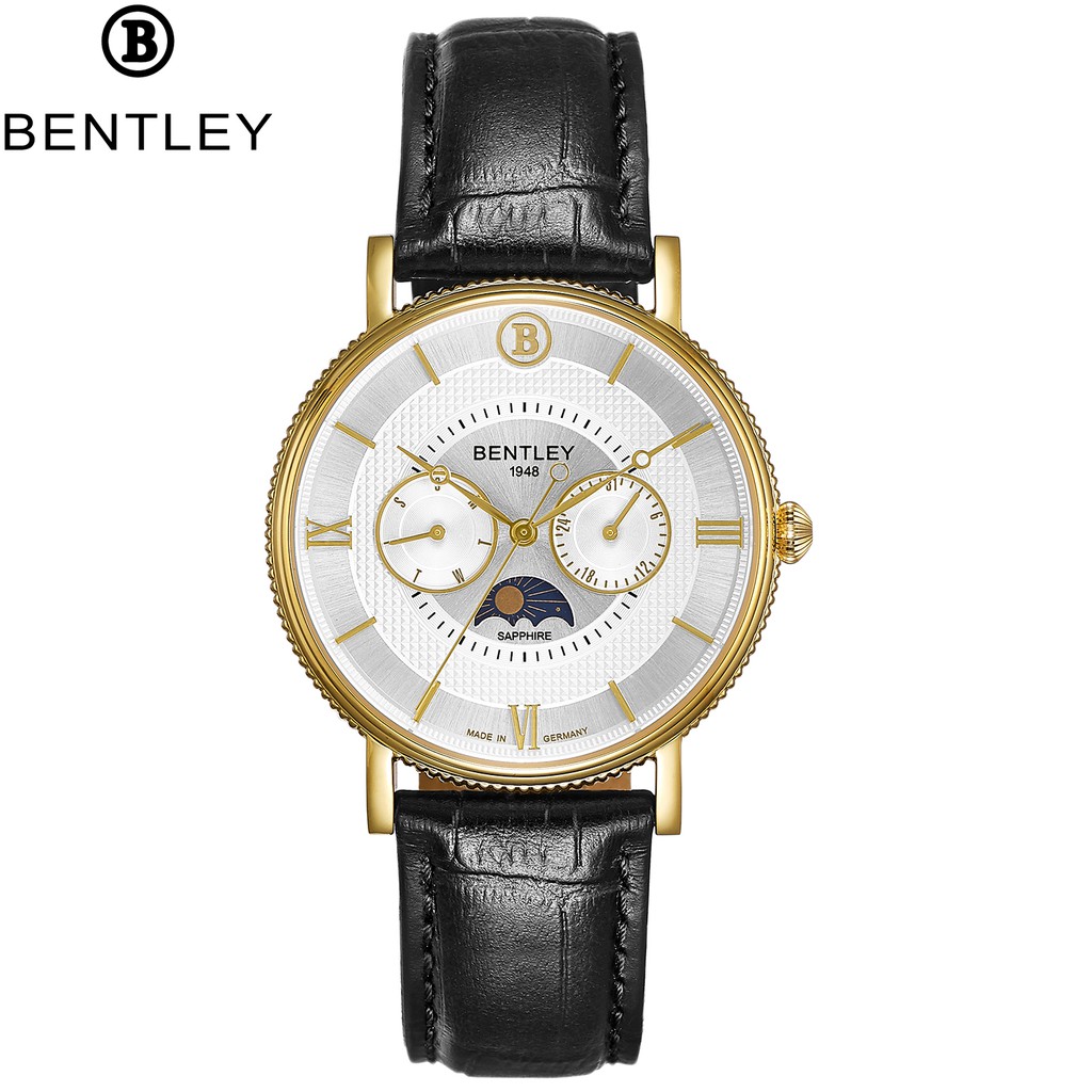 Đồng hồ nam dây da Bentley BL1865 BL1865-30 BL1865-30MKWB