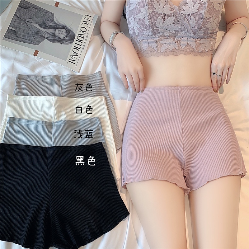 Quần Bảo Hộ Ngắn Lưng Cao Chất Liệu cotton Thời Trang Mùa Hè Cho Nữ