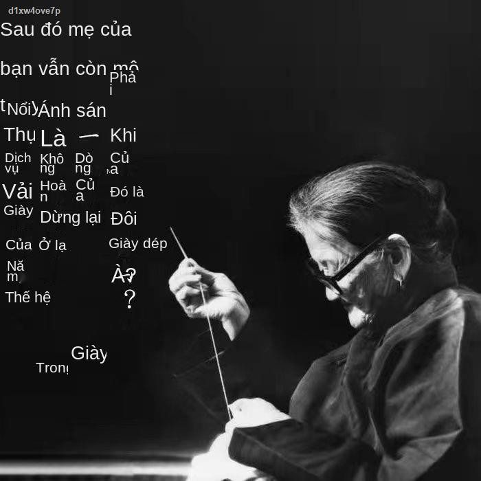 Giày cotton đáy tràm thủ công Hồ Nam vào mùa đông trong nhà và ngoài trời cho người trung niên già giải trí ấm áp dày dặ | BigBuy360 - bigbuy360.vn