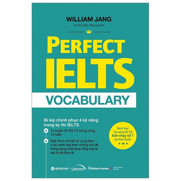 Sách - Perfect Ielts Vocabulary - William Jang (Tái Bản Mới Nhất)