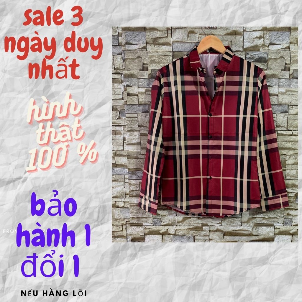 Áo Sơ Mi Nam Tay Dài đẹp hàn quốc DR368XM Sọc Caro Đỏ Vàng DRMT  Hàng Đẹp Chuẩn From Y hình Có VIDEO Hình Thật . | BigBuy360 - bigbuy360.vn