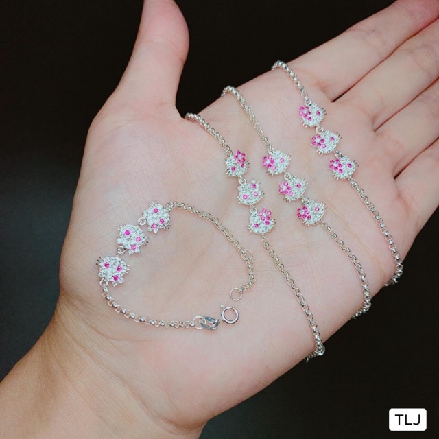 Lắc tay mèo kitty nhỏ xinh cho bé yêu