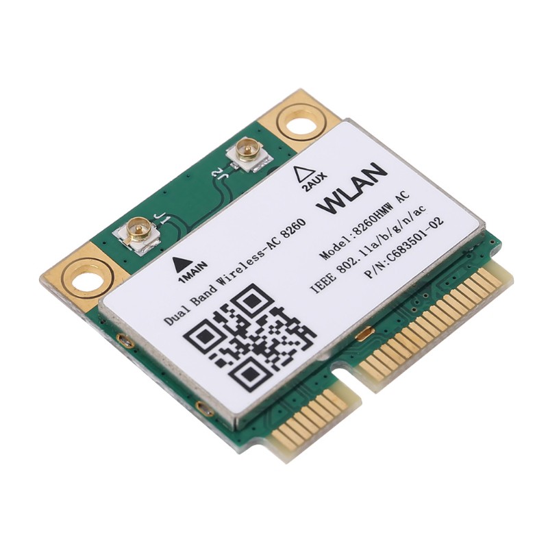Card Wifi 5g Dual Band 8260hmw Ac Mini Pci-E 1200m Wifi-Fi + Bluetooth 4.2 | BigBuy360 - bigbuy360.vn