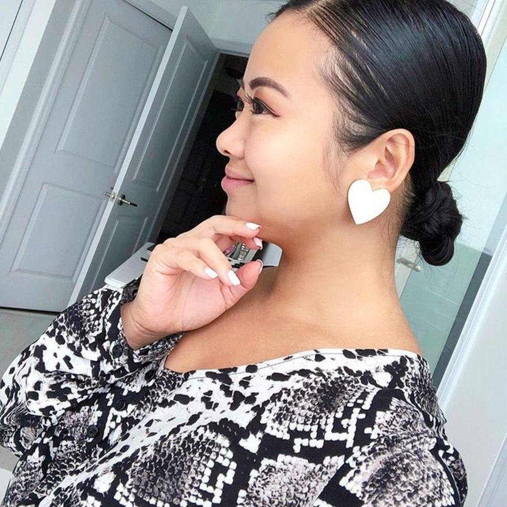 LILYES Khuyên Tai Tráng Men Dễ Thương Cho Bạn Gái