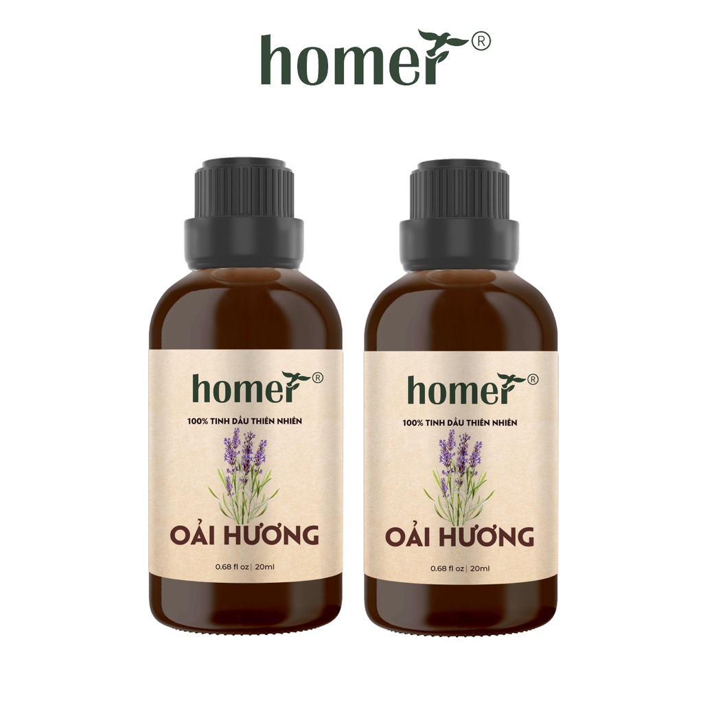 Combo 2 tinh dầu Oải Hương Homer 20ml/chai