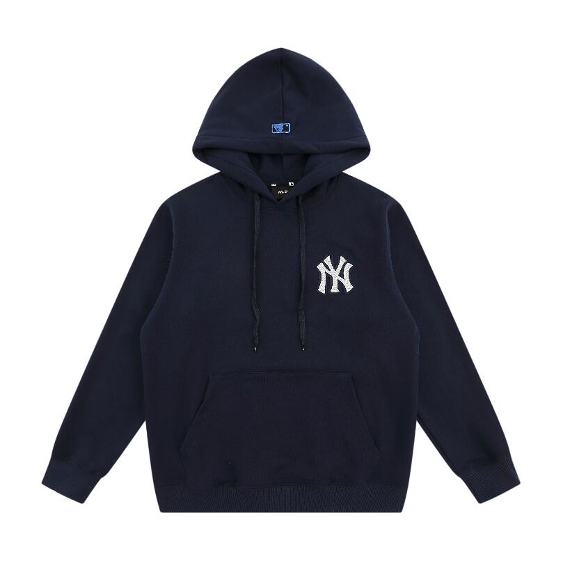 ❤❀  ❤ Mlb Áo Hoodie Họa Tiết Thêu Chữ NY Thời Trang Cho Nam Nữ
