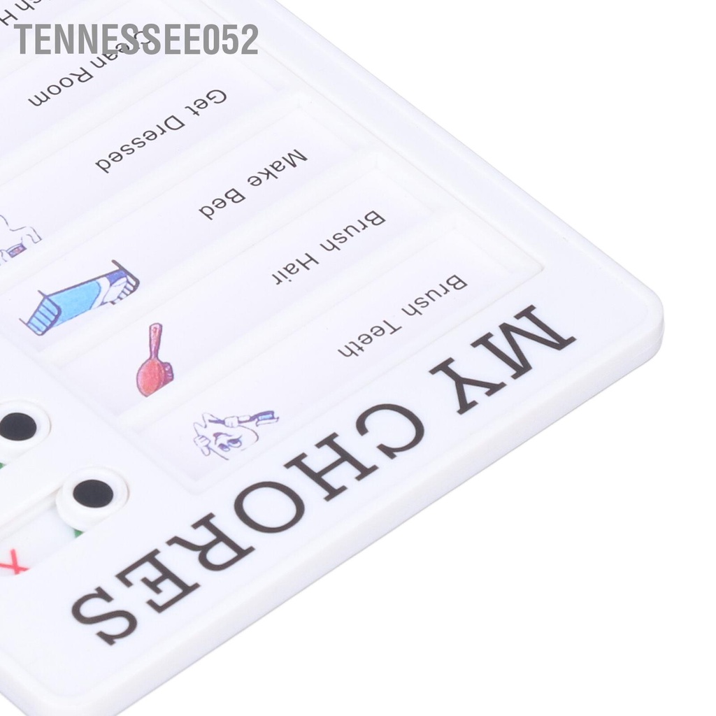 Tennessee052 Biểu đồ Chore Bảng ghi nhớ tin có thể tháo rời di động Cảm thấy thoải mái PVC Kids Chart for Learn Planning