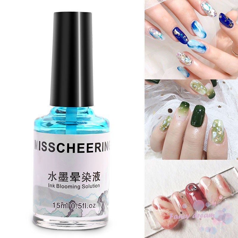 Lọ sơn móng tay Gel UV họa tiết vân đá cẩm thạch