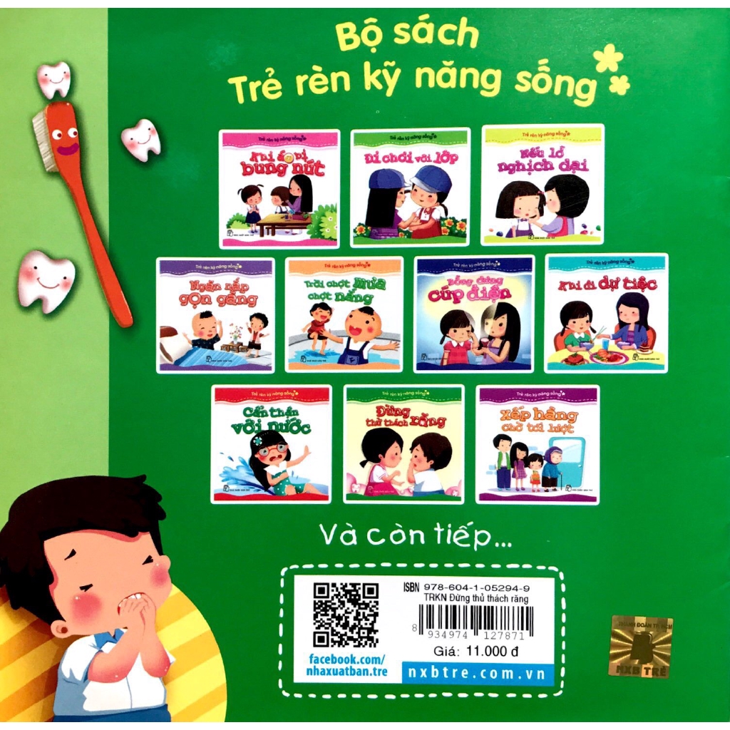 Sách - Trẻ Rèn Kỹ Năng Sống - Đừng Thử Thách Răng