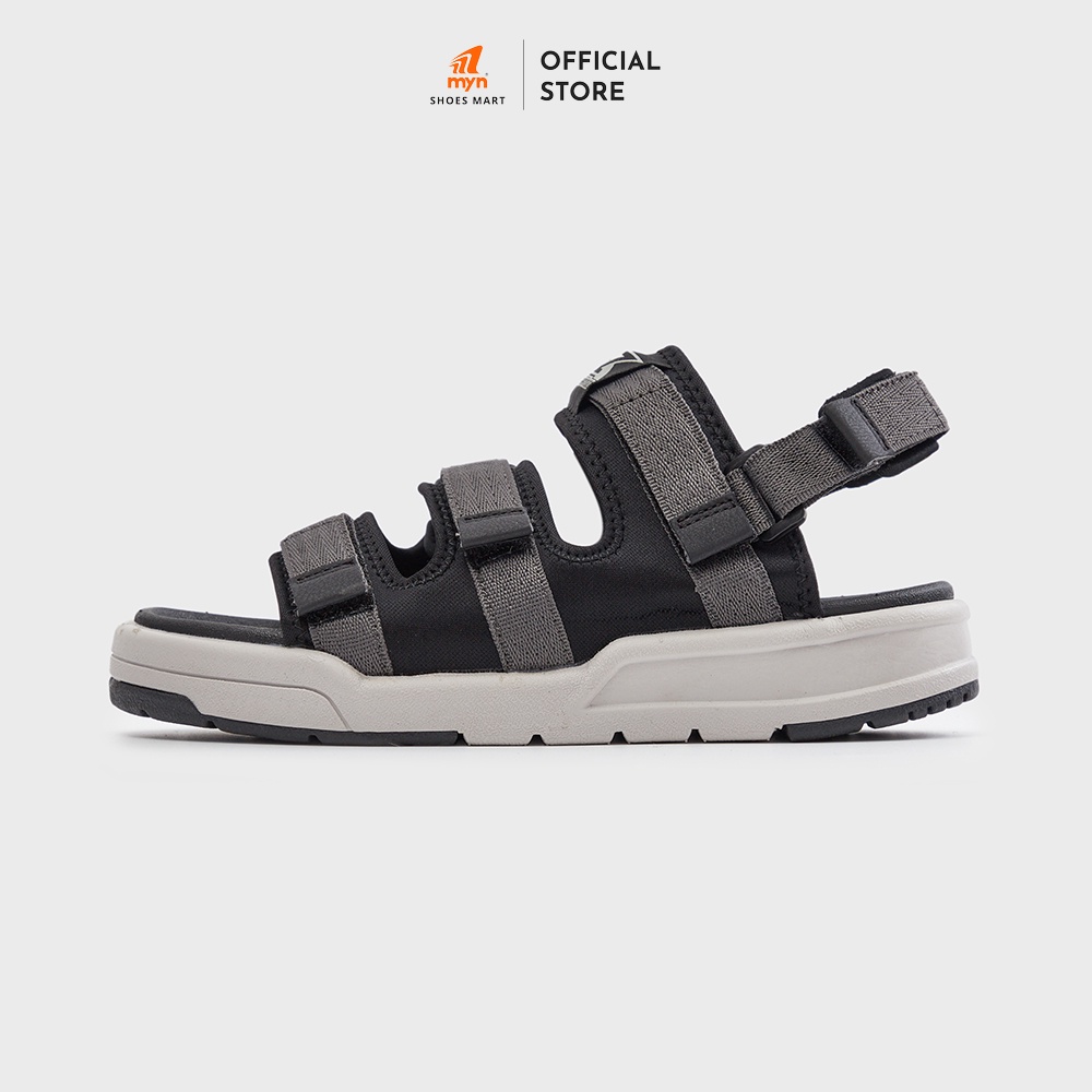 Sandal ZX Việt Nam 3121 Dark Grey  xăng đan 3 quai, tháo rời quai hậu, cho nam nữ