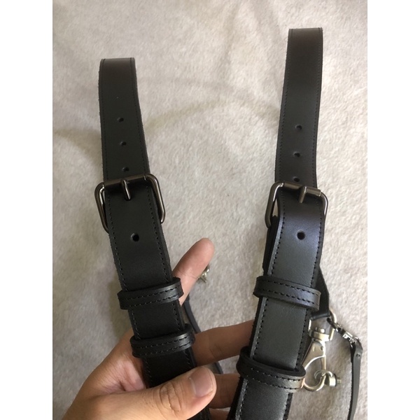 Dây đeo máy ảnh da bò 2 camera - sản phẩm flash sale