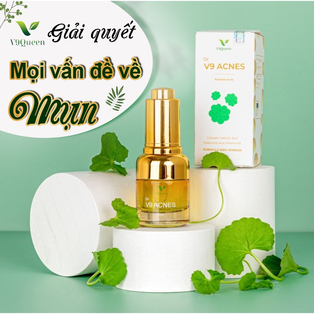 Serum TRI MUN đầu đen, mụn cám cấp tốc 5 ngay sạch mụn V9QUEEN | BigBuy360 - bigbuy360.vn