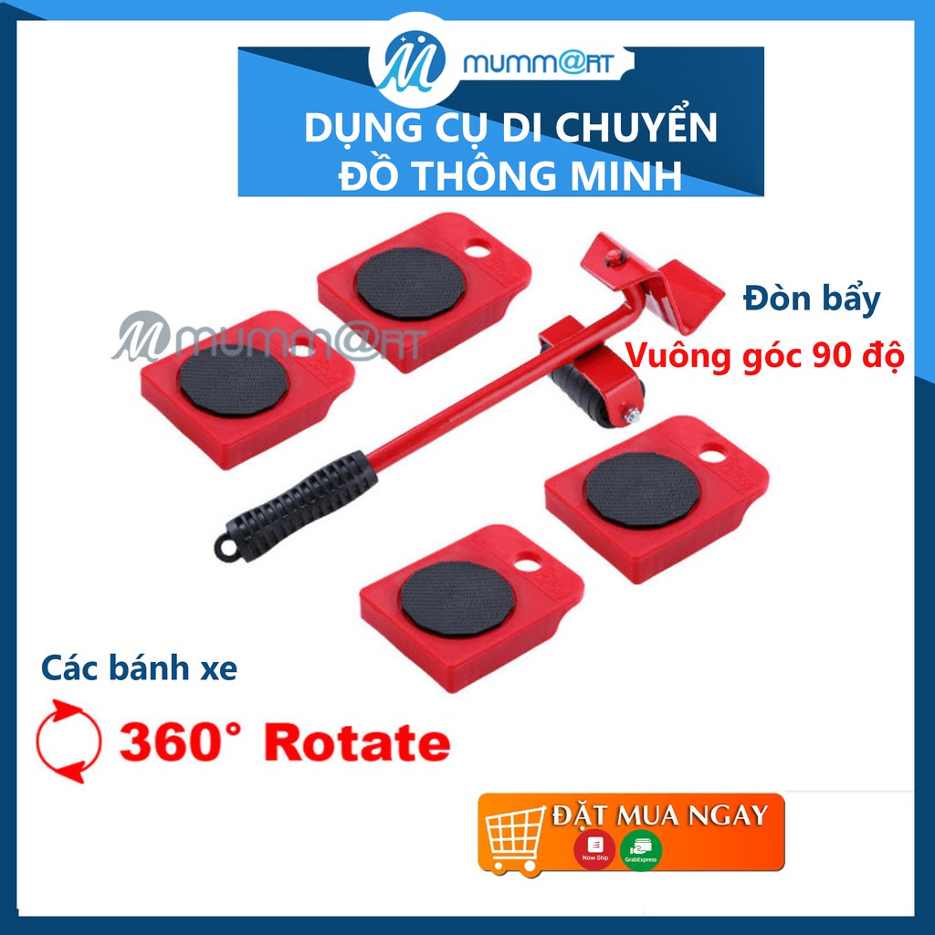 Dụng cụ hỗ trợ nâng và di chuyển những vật nặng có kích thước lớn, trọng lượng lớn đến 150 kg một cách thông minh