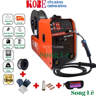 Máy Hàn Mig 5 Chức Năng MiNi KOBE MIG 3000 PRO - Dây Mig RỜI 3M - CUỘN DÂY 1KG - 5KG - Không dùng khí