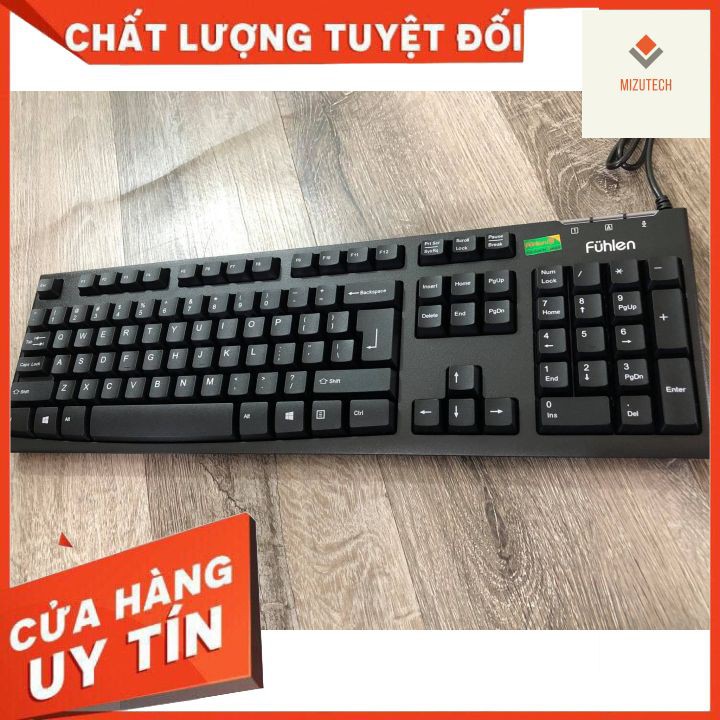 Bàn phím có dây Fuhlen L411 công USB chính hãng