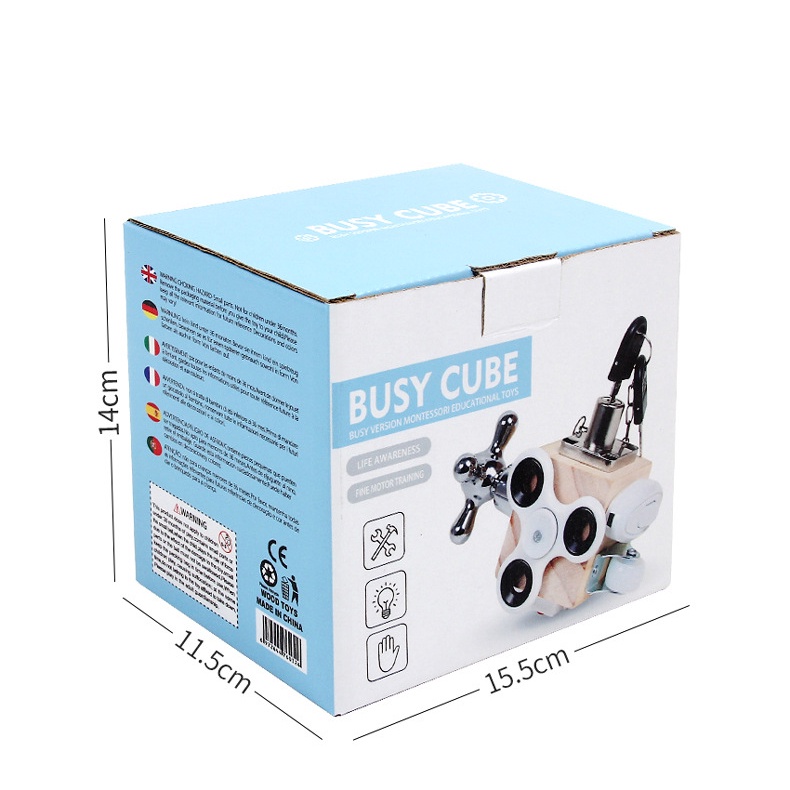 Hộp bận rộn - đồ chơi giáo dục cho bé BUSY CUBE mới nhất 2022 (tặng kèm quà)