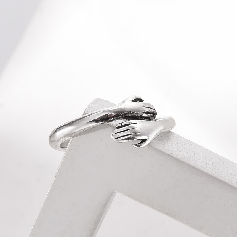 1 Nhẫn Hình Trái Tim Dễ Thương Có Thể Điều Chỉnh Kích Thước Dành Cho Các Cặp Đôi
