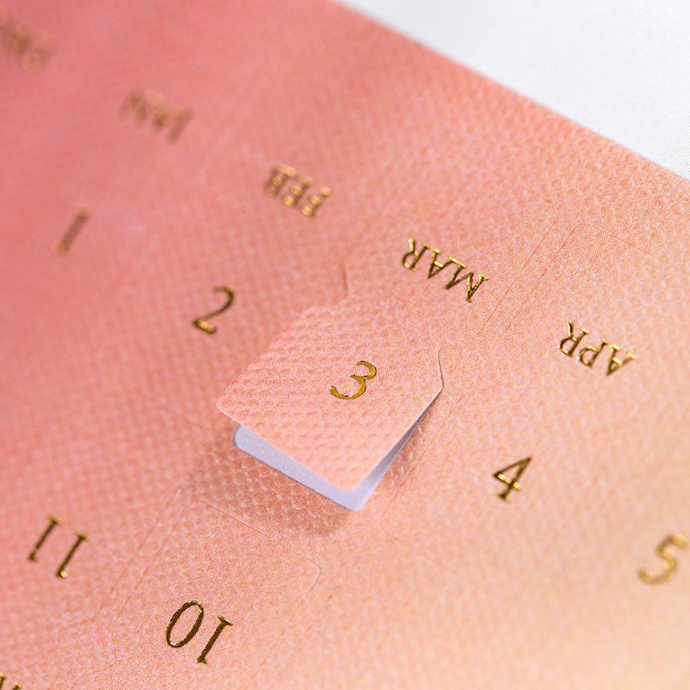 PEWANY Set 10 Tấm Nhãn Dán Ghi Chú Màu Gradient Dễ Thương