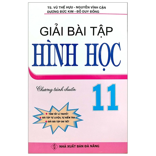 Sách - Giải Bài Tập Hình Học 11 - Chương Trình Chuẩn