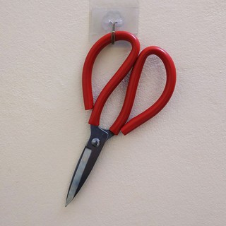 KÉO CẮT GÀ INOX CÁN BỌC NHỰA ĐỎ SIÊU SẮC DÀI 23CM