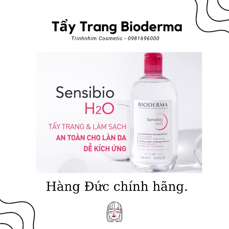 Tẩy Trang Bioderma Nội Địa Đức 500ml | BigBuy360 - bigbuy360.vn