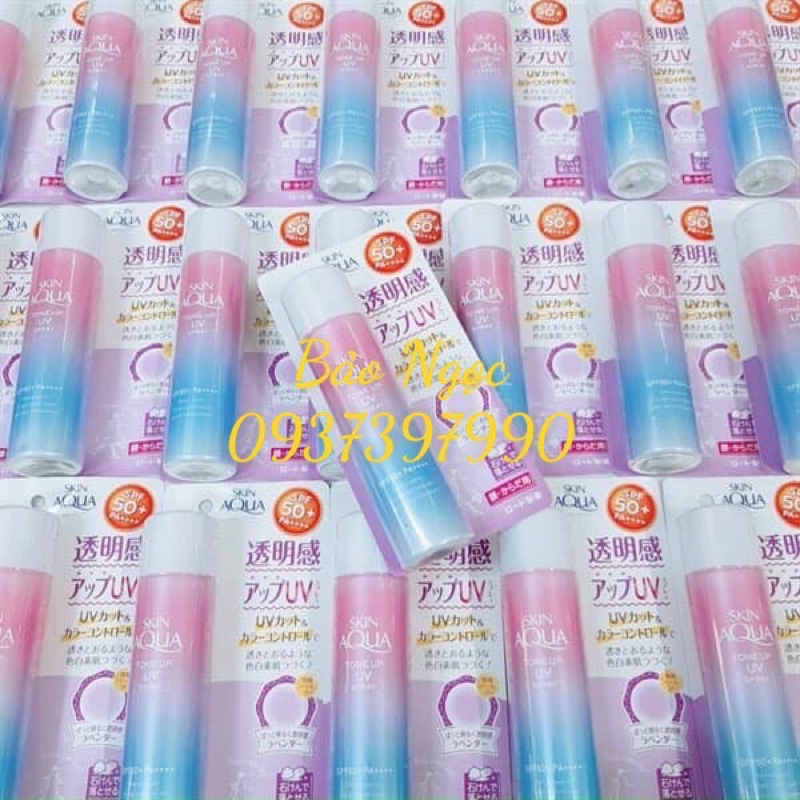 XỊT SKIN AQUA Tone Up UV SPRAY SPF 50+ PA++++