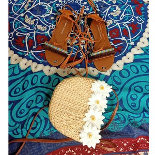 GIÀY SANDAL CỘT DÂY THỔ CẨM