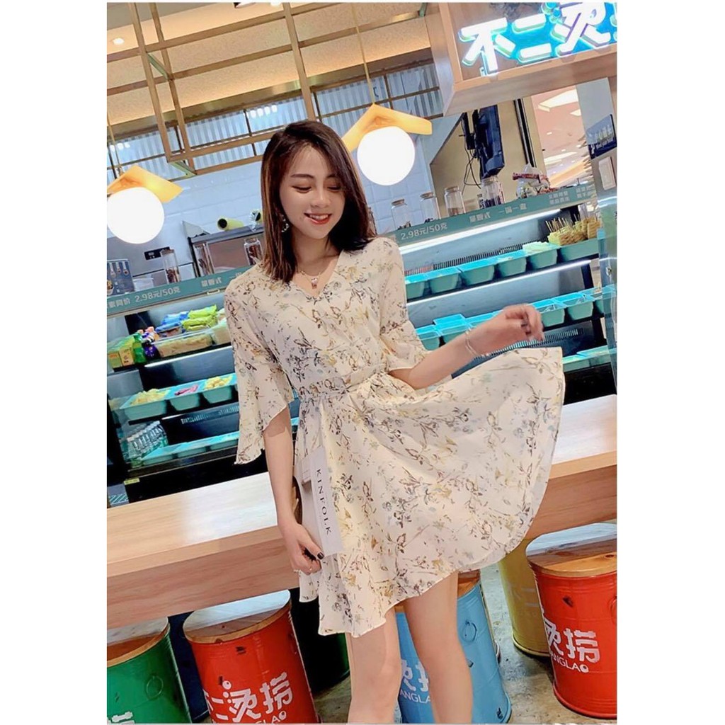 Đầm Thời Trang Midi Tay Lỡ 🏵️ Mẫu HOT 2021 🏵️ Đầm Họa Tiết Hoa, Thời Trang Bánh Bèo | BigBuy360 - bigbuy360.vn