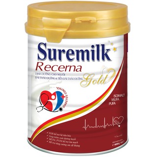 Sữa bột Suremilk Recerna Gold 900gr ( tiểu đường) Holine : 0947911332
