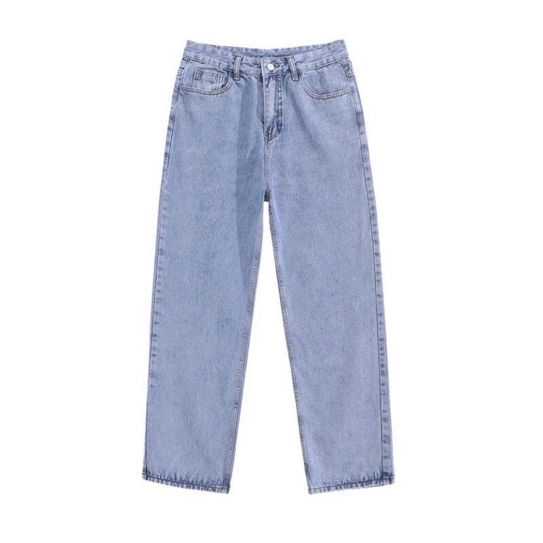 Quần Jean Baggy nam xanh sáng nhạt ống xuông rộng Q4 - quân bò baggy nam hottrend2021 | BigBuy360 - bigbuy360.vn