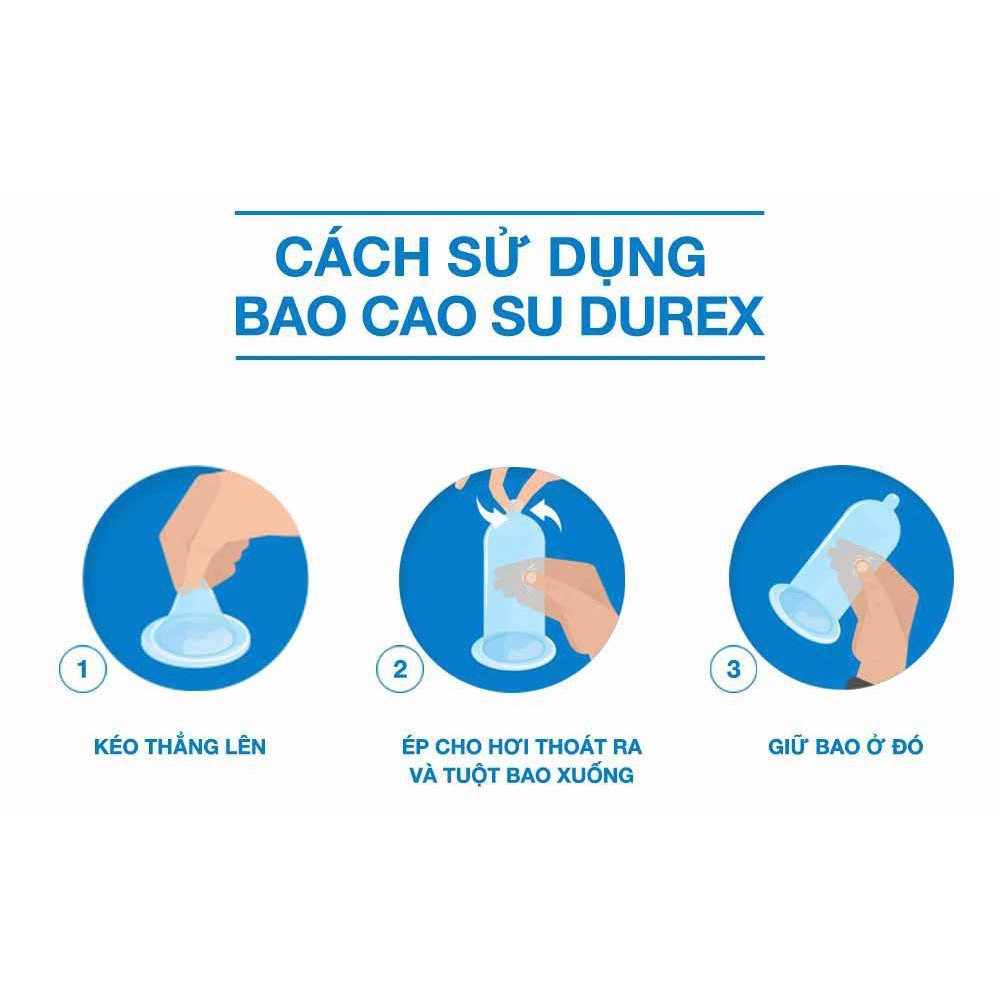 Bao Cao Su Siêu Mỏng Cao Cấp Durex [che tên sản phẩm khi giao hàng]