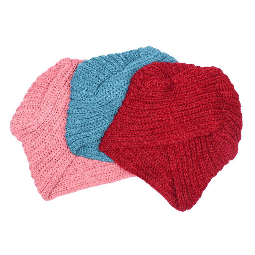 Suenin Mũ Turban Dệt Kim Thắt Nút Chéo Trung Tâm Thời Trang Thu Đông Mới