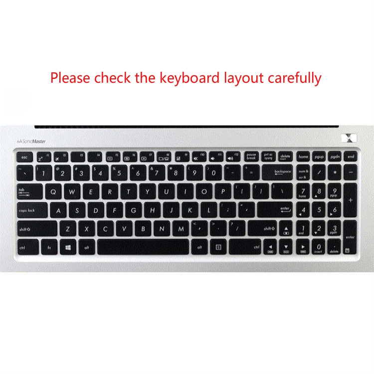 Miếng Dán Bàn Phím Silicon Mềm Siêu Mỏng Cho Laptop 15.6inch Asus A52Jc K53S P53S X53S