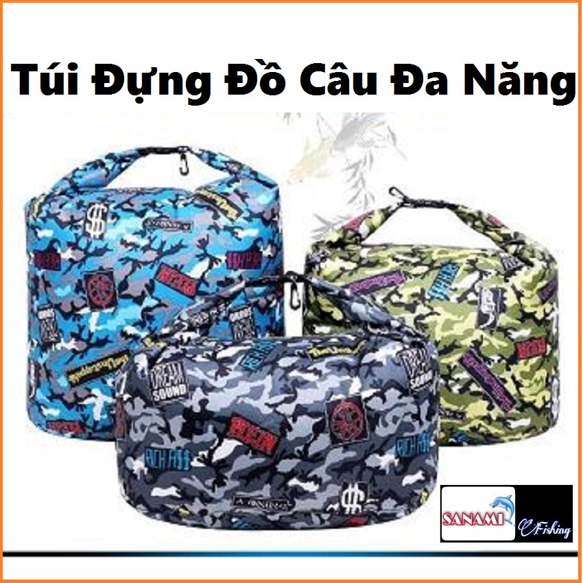 Túi Đựng Đồ Câu Cá,Túi Đi Giã Ngoại Cao Cấp Sanami Fishing Store-Thùng Đựng Câu Cá,Rọng Đựng Cá Tiện Lợi STDC-9