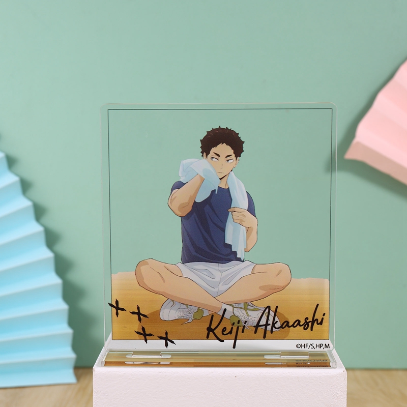 Mô hình để bàn trang trí hình nhân vật anime chơi bóng chuyền