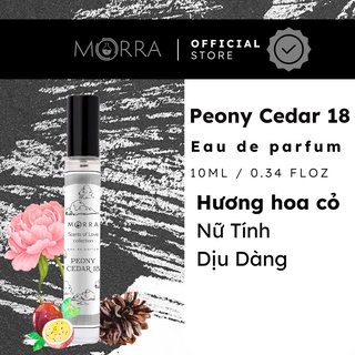 Nước Hoa Nữ Thơm Lâu Morra Peony Cedar 18 Chai 10ml Hương Hoa Cỏ Nữ Tính, Dịu Dàng Lưu Hương Lâu 6h - 8h