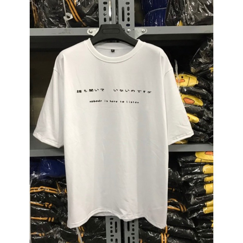 [ Rất Đáng Tiền ]ÁO Thun Tay lỡ NOBODY Unisex form rộng Châu Âu in Mặt trăng đỏ ( kèm ảnh thật video) | BigBuy360 - bigbuy360.vn