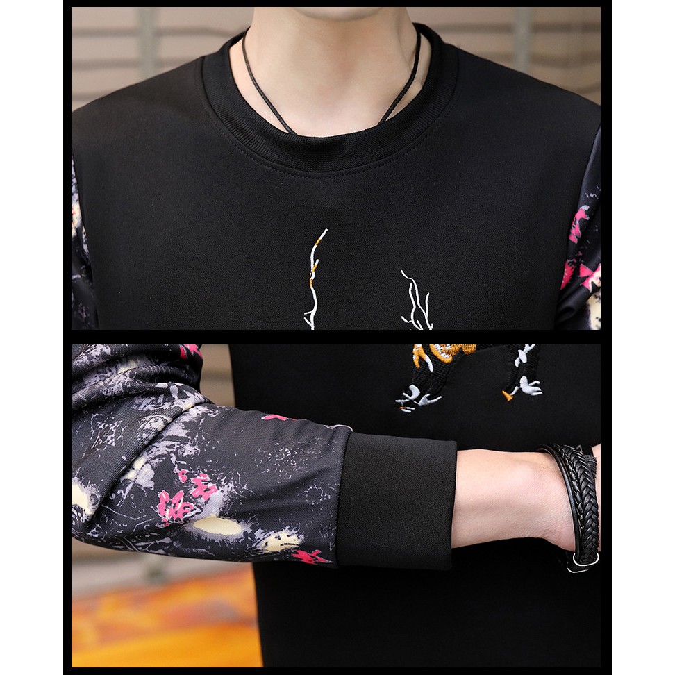 Áo thun dài tay thu đông nam Quảng Châu cao cấp