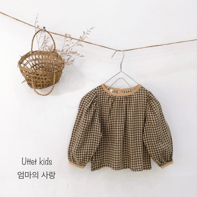 ÁO SƠ MI CARO BÉ GÁI 027 PHONG CÁCH HÀN QUỐC FORM CHUẨN