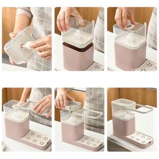 HỘP ĐỰNG NƯỚC RỬA CHÉN TẠO BỌT 3 IN 1