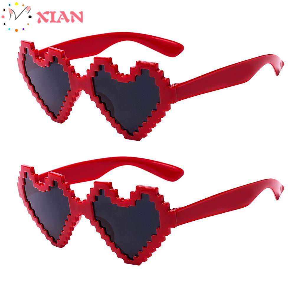 Kính mát hình trái tim nhiều màu thời trang