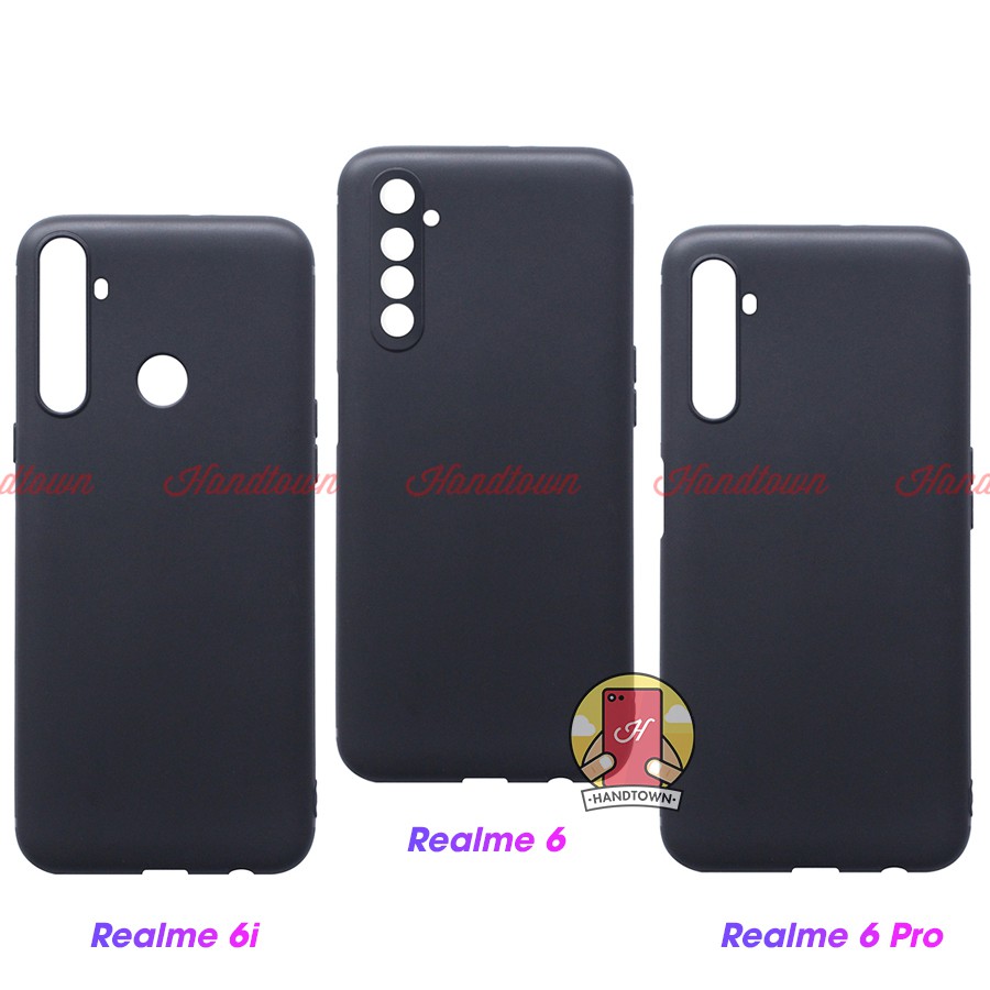 Ốp Lưng Silicone Dẻo Realme 6 / 6i / 6 Pro Dẻo Đen Chống Ố Vàng