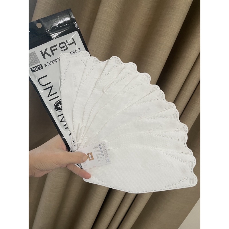 Khẩu trang Kf 94 Hàn Quốc [10c] chống bụi cao cấp chống lem son