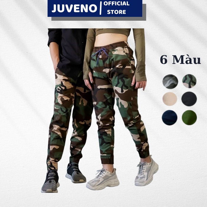 Quần Jogger Rằn Ri Juveno- Mặc Đôi Nam Nữ  Cực Đẹp - Phong Cách Trẻ Trung