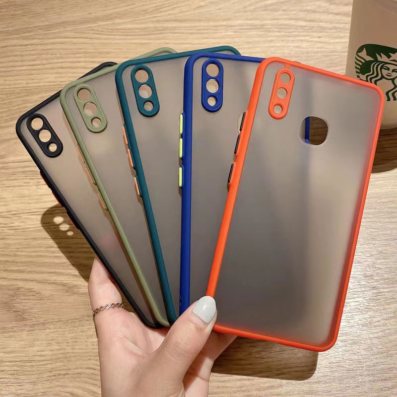 Ốp điện thoại cứng mặt nhám trong suốt chống sốc cho Huawei Y7A Y9A Y7P Y6P Y5P Y9 2019 Y8S