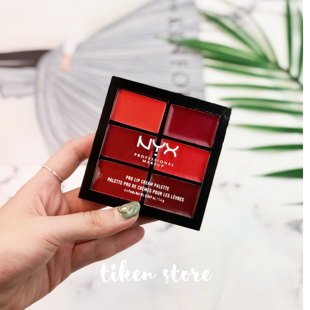 Bảng Son Kem 6 Ô - NYX Pro Lip Cream Palette