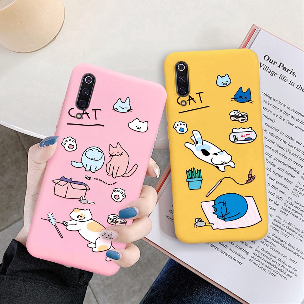 Cute Protector Case for Xiaomi Mi5X Mi6X Mi6 Mi8 Lite Mi9 SE MiA3 Lite Cartoon Stitch Pattern Painted Cover | BigBuy360 - bigbuy360.vn